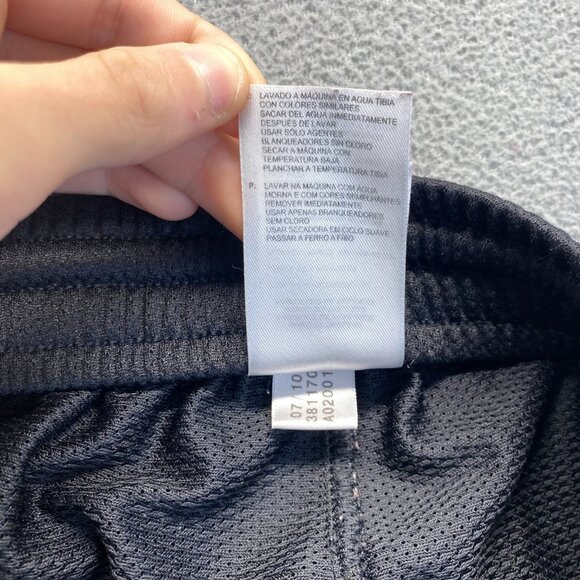 ADIDAS‎ Boys Sweat Pants  Basketball -Black Size Medium,Pockets,Wide Leg,Comfort - Picture 7 of 11